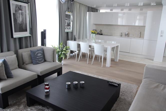 Aranżacja części dziennej apartamentu dr. Gojdzia