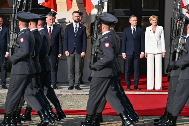 Agata Duda w bieli 