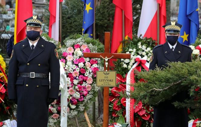 Tak wygląda grób Jana Lityńskiego 
