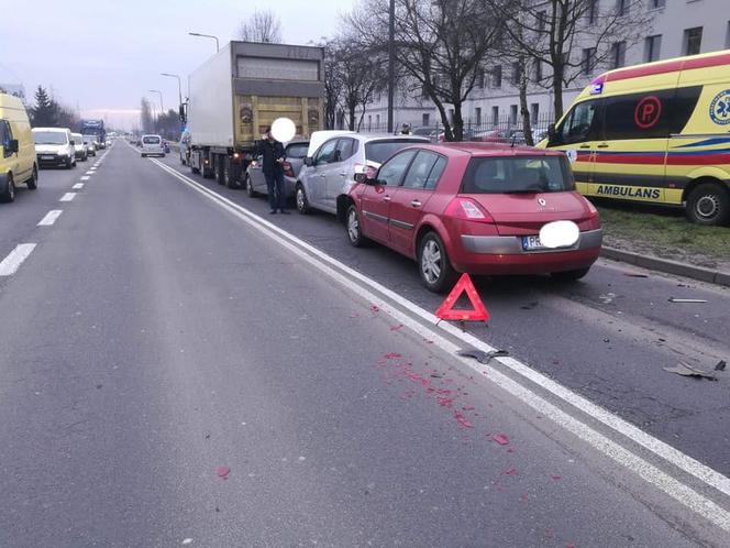 Karambol na Kamiennej w Bydgoszczy. Są utrudnienia w ruchu