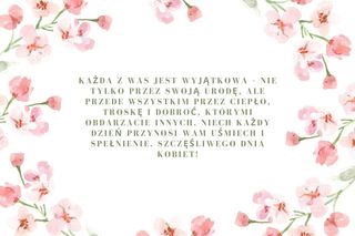 Dzień Kobiet życzenia na 8 marca