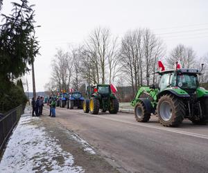 Protest rolników w Podlaskiem. Ciągniki blokują drogi w całym województwie! 