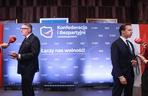 Przemysław Wipler w sztabie wyborczym Konfederacji i Bezpartyjnych Samorządowców