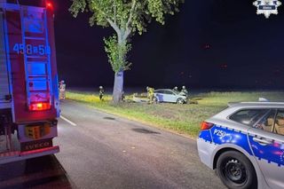 Dramatyczny finał nocnej jazdy w Wielowsi