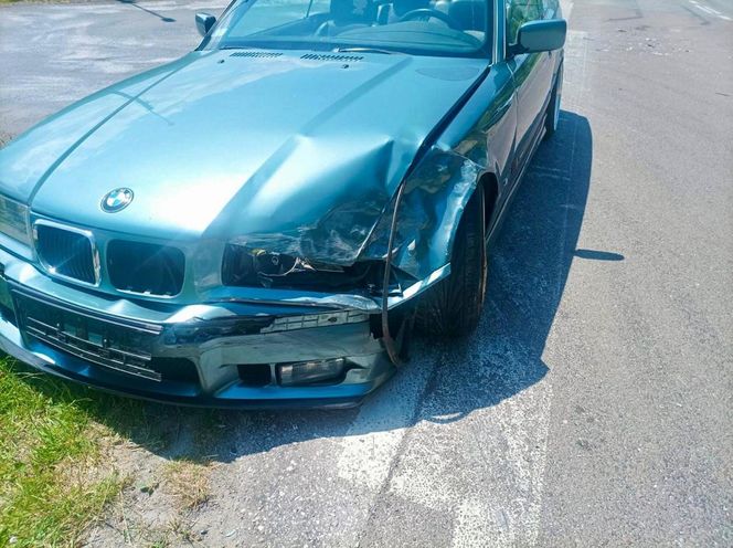  Kolizja samochodów BMW w Baryczu.