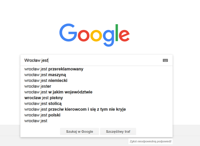 Wrocław w Google