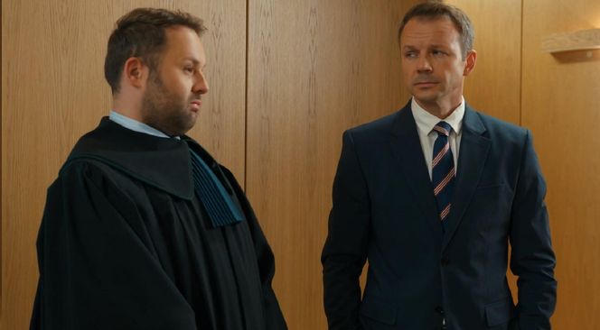 	Barwy szczęścia odc. 3147. Bruno Stański (Lesław Żurek), Klemens (Sebastian Perdek)