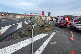 Wypadek na trasie S7 w Występie koło Łącznej