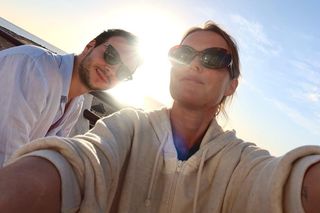 Olga Frycz z ukochanym