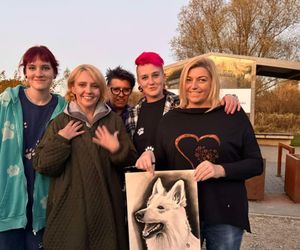 Ekipa filmowa w schronisku dla zwierząt w Nowym Sączu 