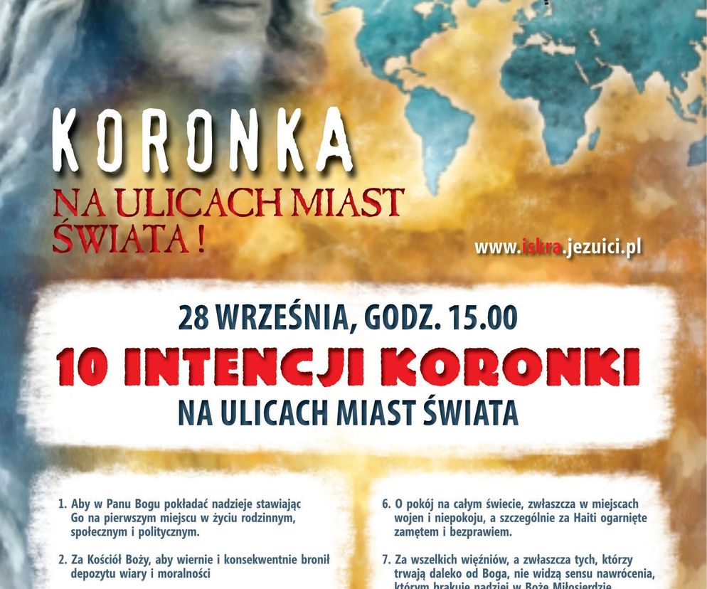 Iskra Bożego Miłosierdzia - plakat akcji