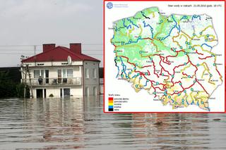 Powódź, podkarpacie - powiat tarnobrzeski, wioski Sokolniki i Trześń