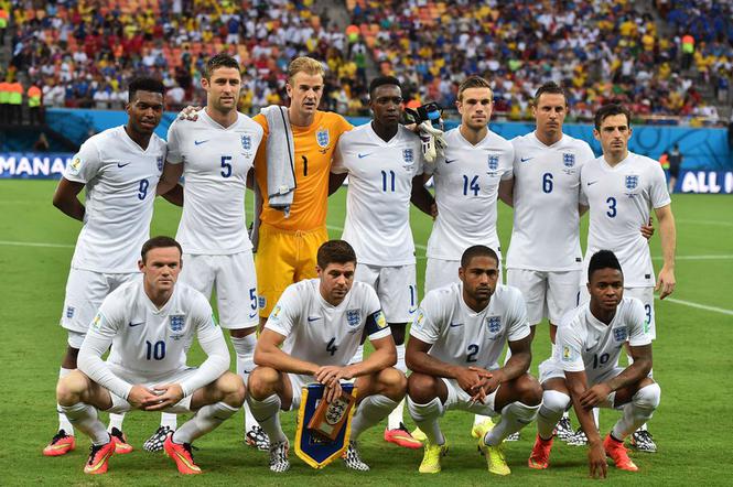 Anglia - Włochy, Brazylia 2014, Reprezentacja Anglii