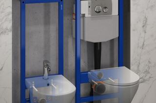 Toaleta podwieszana w łazience