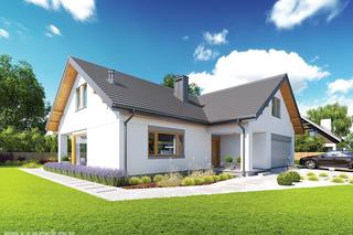 Projekt domu Szafranowy z katalogu Muratora - wizualizacje, plan, aranżacje