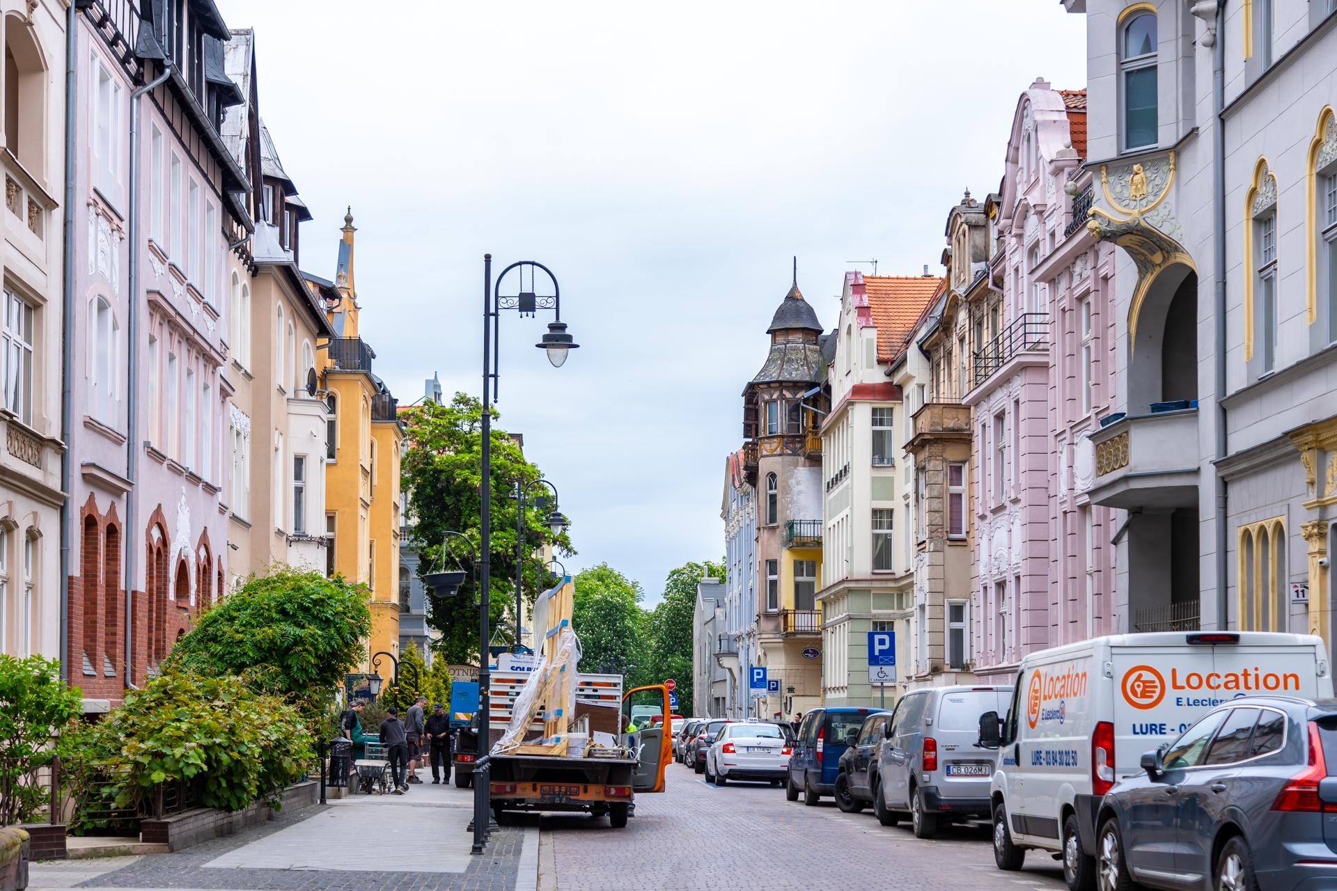 Kamienice przy ulicy Cieszkowskiego w Bydgoszczy