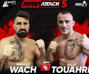 Mariusz Wach - Salim Touahri NA ŻYWO transmisja. Gdzie oglądać MMA Attack 5 dzisiaj 1.02.2025