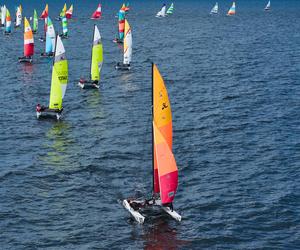 Szczecineccy żeglarze w czołówce Hobie Cat 14