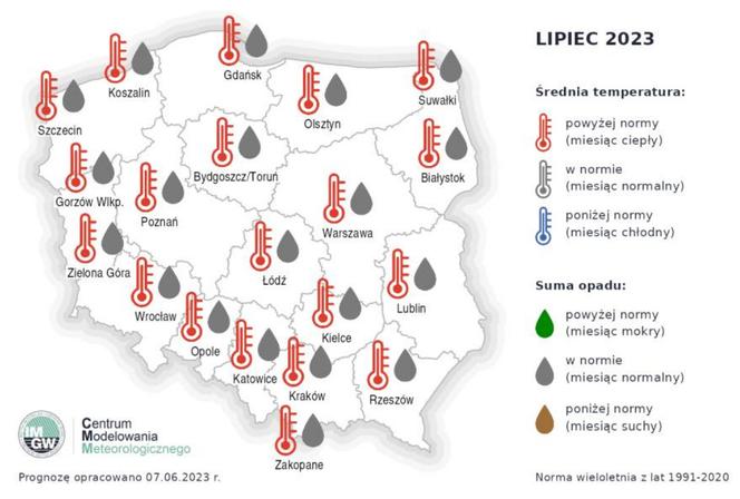 Prognoza pogody IMGW od lipca do października 2023. Jakie będzie lato?