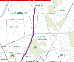 Warszawa. Tramwaj na Zieloną Białołękę - wizualizacje