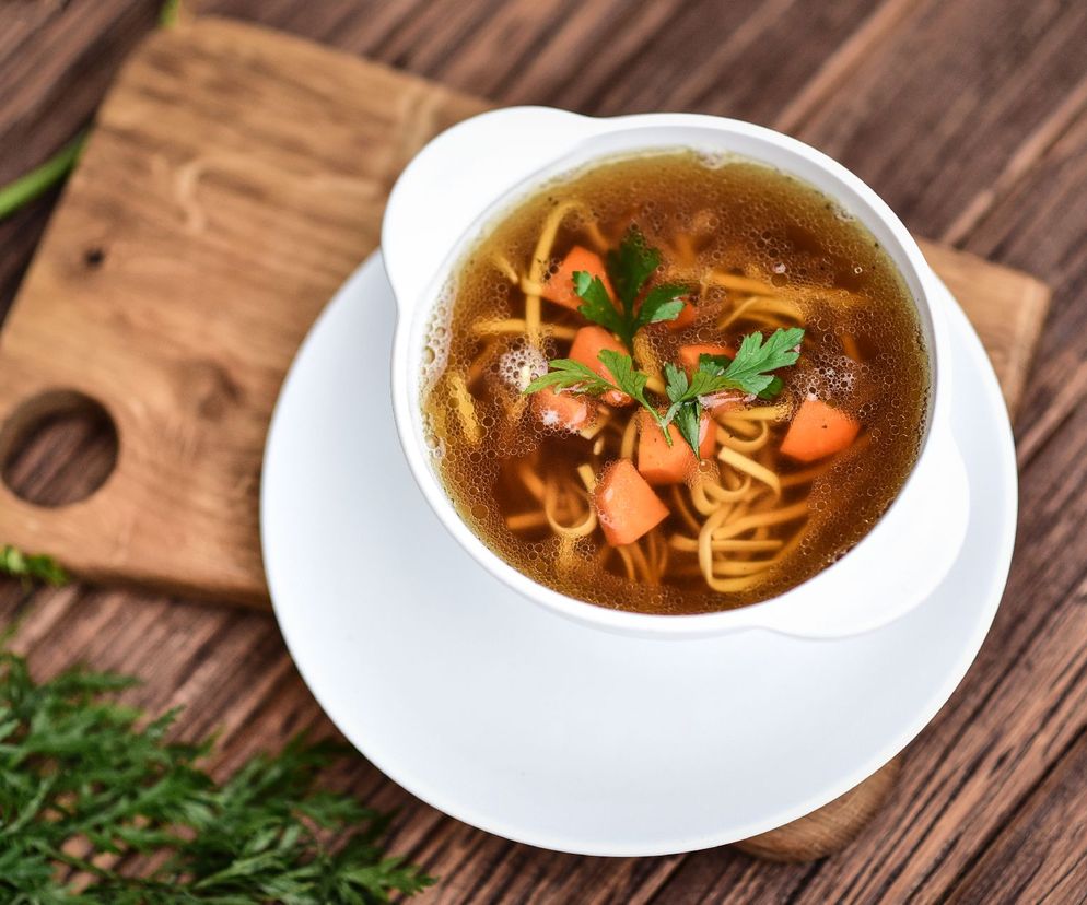 Rosół z gęsi - jak z przepisu Magdy Gessler z Karczmy Gę Gę Gę