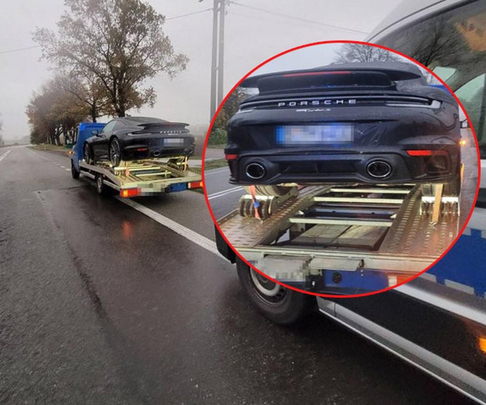 Porsche 911 za ponad milion pod Słupskiem! Zostało skradzione mieszkańcowi Berlina