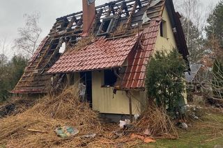 W jednej chwili stracił dorobek całego życia! Z płomieni uratował tylko psa