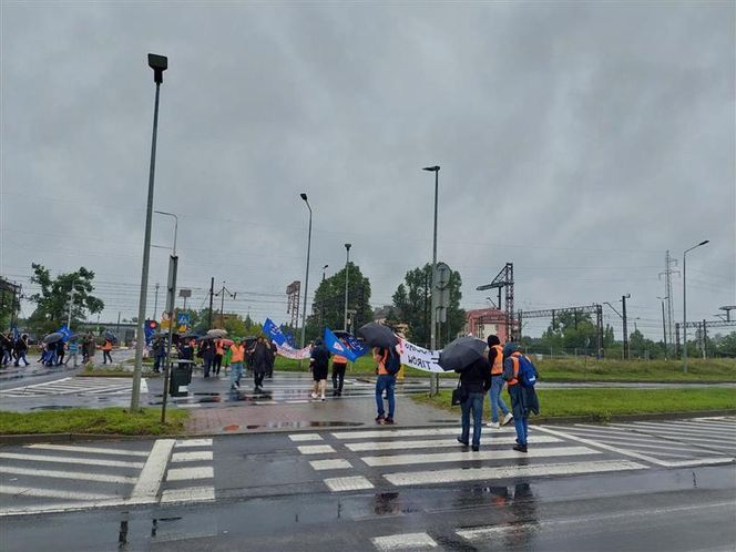 Strajk kolejarzy Bydgoszcz 28.07.25
