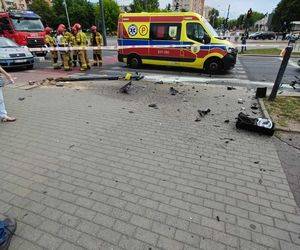 Łódź. Samochód wjechał w grupę przechodniów 