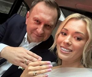 Tomasz Trela i jego żona Dominika