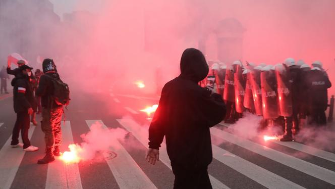 To oni demolowali Warszawę w czasie marszu