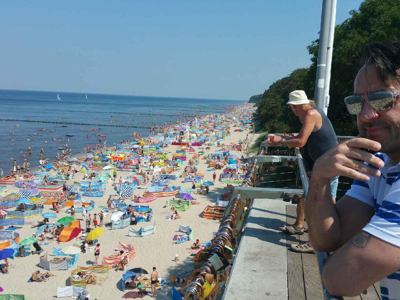 Marcin Miller nad morzem