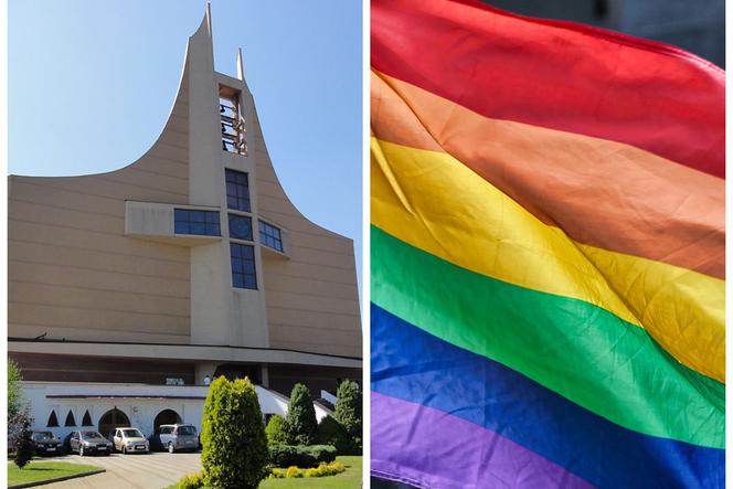 Zbiórka Stop LGBT na Śląsku. STANOWCZNA reakcja parafianki! Wywiesiła klepsydry