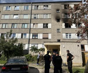 Pożar przy ulicy Matejki w Ostrowie. Sprawę wyjaśnia policja 