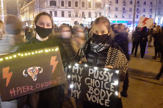 Niedzielny protest w centrum Poznania