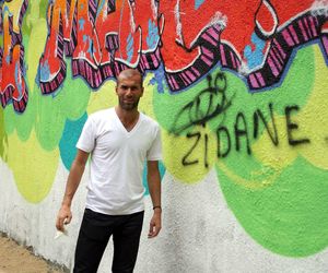 Zinedine Zidane na Pradze-Północ