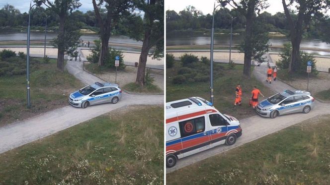 Dzieci chodziły środkiem Sanu!