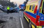Zderzenie dwóch samochodów osobowych w Brniu
