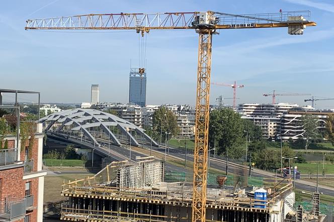 Budowa dźwigi krakow osiedle most miasto