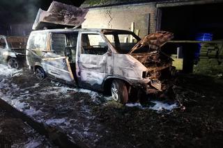 Pożar domu w Wysokiej, auta spłonęły w Gajewie [ZDJĘCIA]