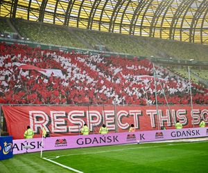 Lechia Gdańsk - Widzew Łódź: Zdjęcia kibiców z meczu 15. kolejki PKO BP Ekstraklasy