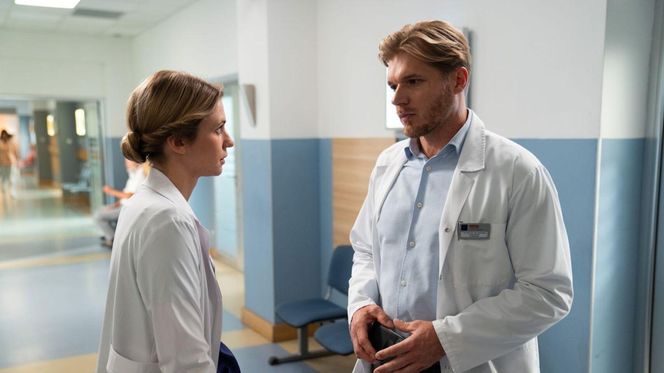 Na dobre i na złe odc. 970. Maks Beger (Tomasz Ciachorowski), Gloria (Aleksandra Grabowska)