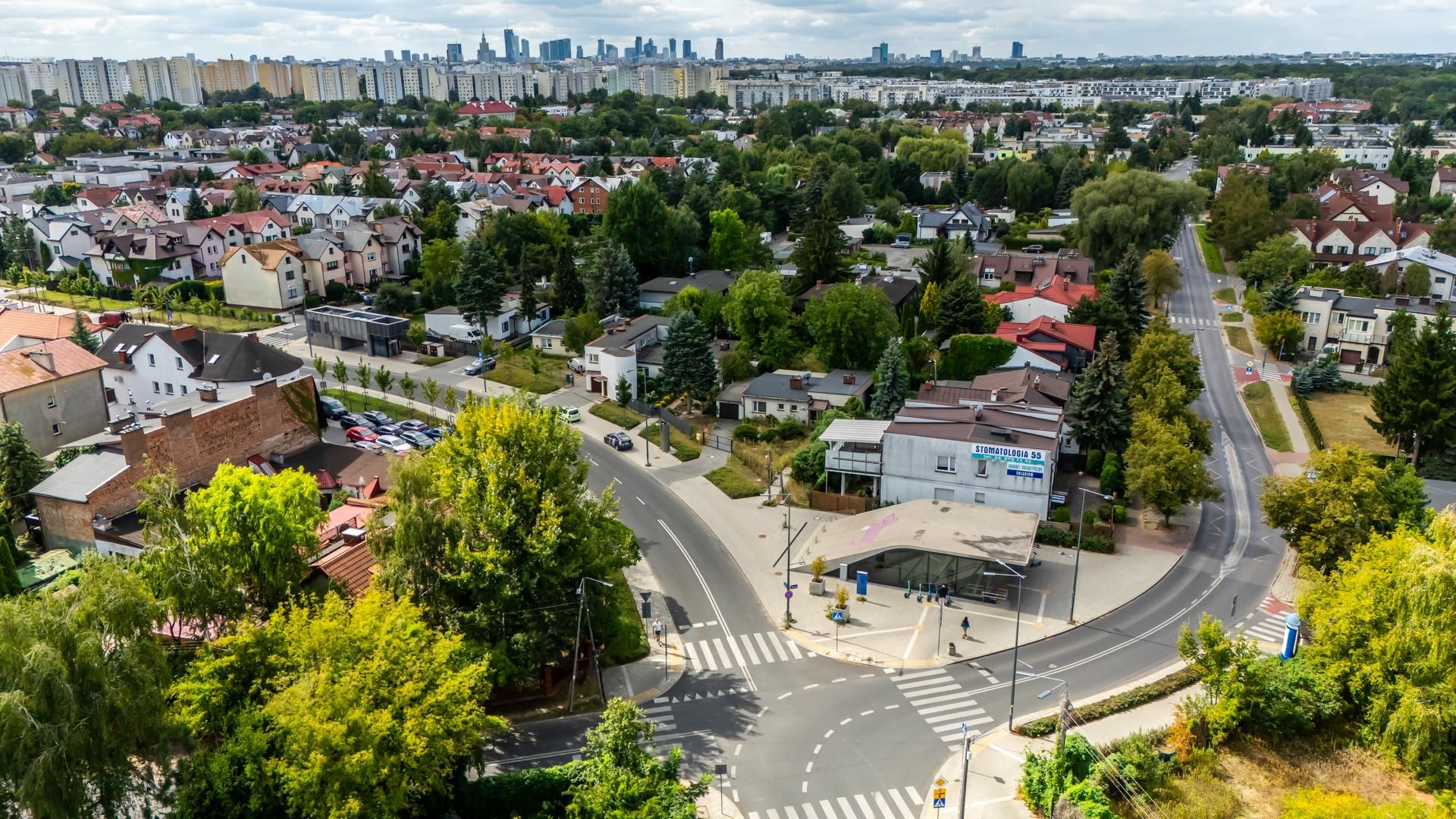 Okolice stacji metro Zacisze w Warszawie