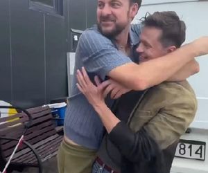 Barwy szczęścia. Radomir (Łukasz Wójcik), Błażej (Piotr Ligienza)