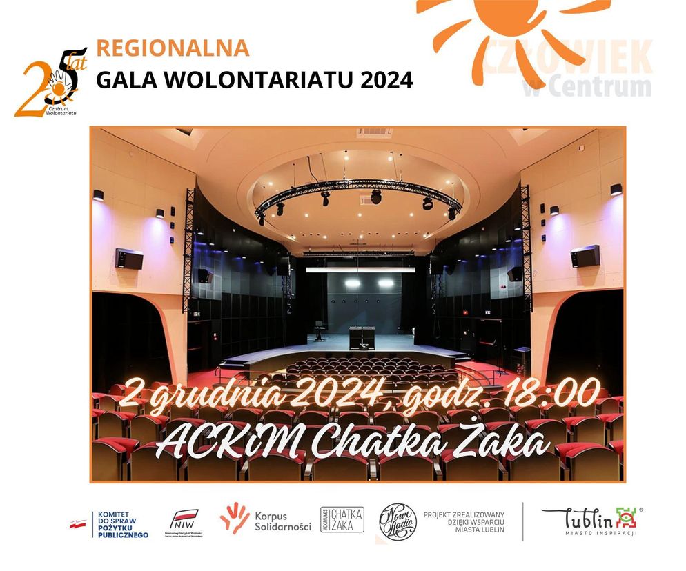 Lublin - w poniedziałek Regionalna Gala Wolontariatu i tort dla wolontariuszy
