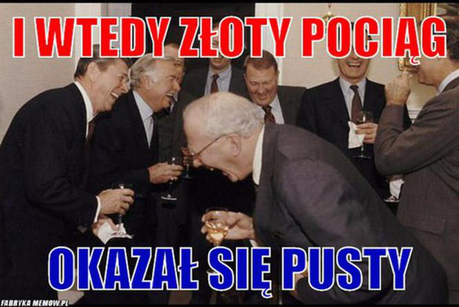 Złoty pociąg politycy