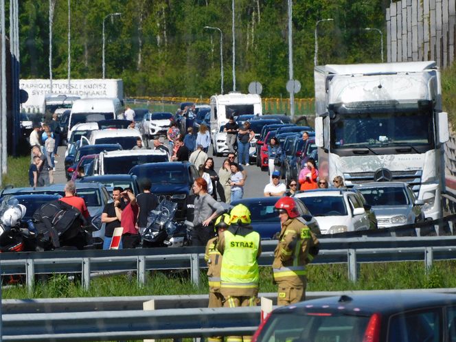 Dramat w Majdanie. Nie żyje motocyklista. Pasażerka walczy o życie