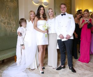 Ślub jak z bajki! Syn Marioli Bojarskiej-Ferenc powiedział tak. Panna młoda nie ukrywała brzuszka