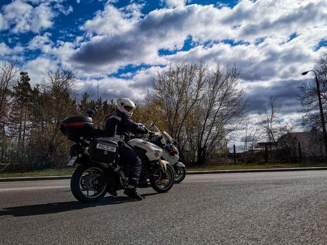 Akcja "Bezpieczny motocyklista" na podlaskich drogach