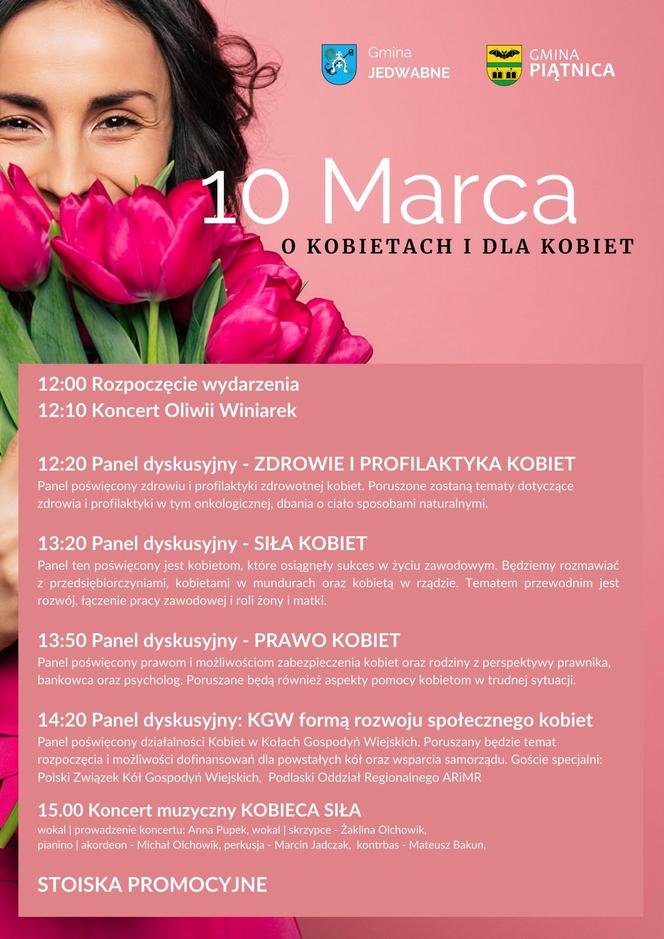 Propozycje na Dzień Kobiet. Sprawdź, co ciekawego będzie działo się w Łomży i regionie!